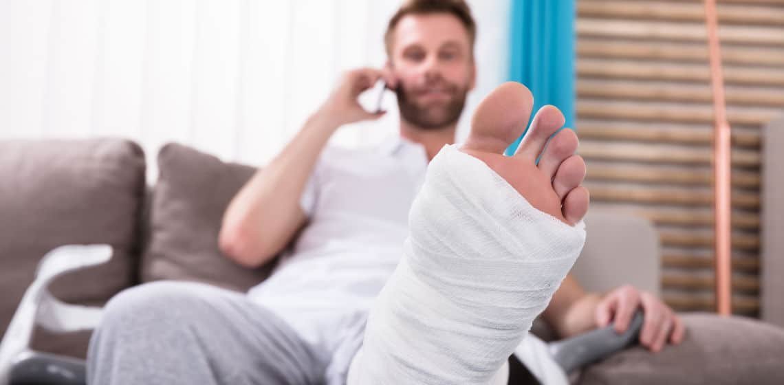broken femur compensation claim