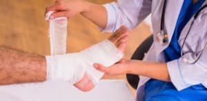 broken foot compensation claims