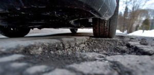 accident caused by road conditions